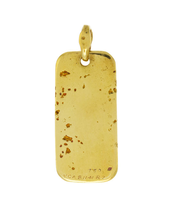 Piguet - H?tel des VentesVan Cleef & Arpels, pendentif signe du zodiaque or 750  virgo