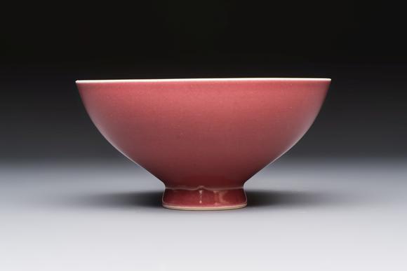 Rob Michiels AuctionsA Chinese copper-red-glazed 'Lianzi' bowl, Qianlong mark and of the period