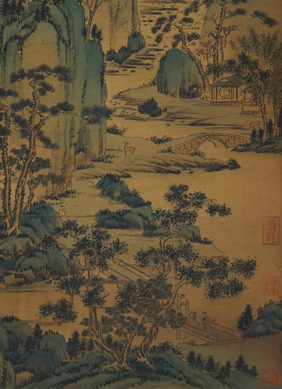 You Need 王翚 老絹本杏花春雨江南圖