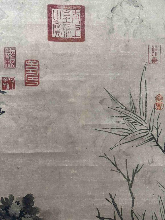 日本松町古美徐渭 花卉