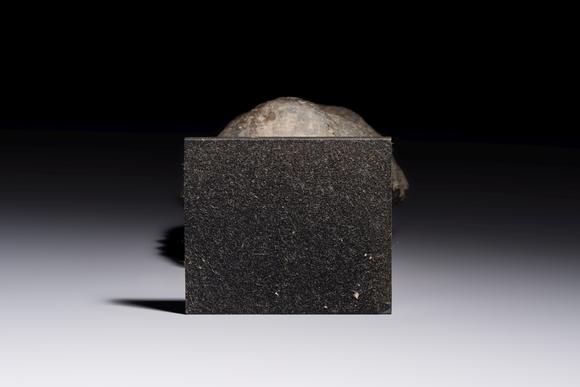 Rob Michiels AuctionsA Gandhara grey schist relief fragment of a Bodhisattva head, 3rd/4th C.