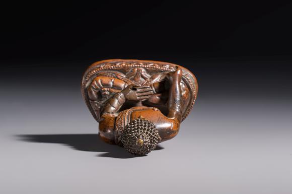 Rob Michiels AuctionsThree Tibetan bronze ritual bells and a bronze Buddha, 19th C.