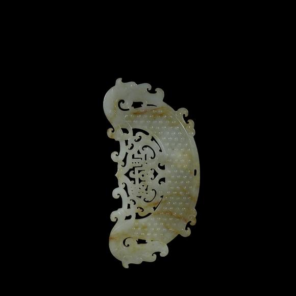 東京銀座（古美術(shù)宋磁）戰(zhàn)國(guó)玉龍一對(duì)