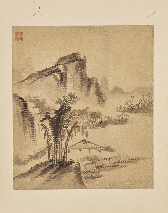 東京中央高鳳翰（1683-1749） 山水冊(cè)頁(yè)十幀