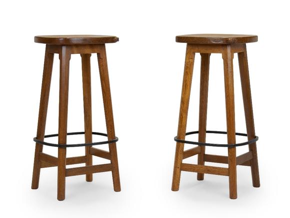 RoseberysWorkshop of Robert Mouseman Thompson?

Pair of high bar st