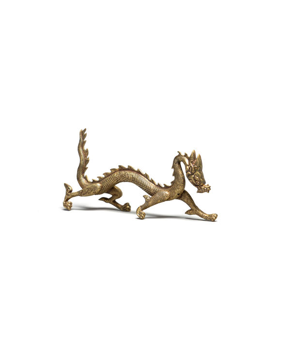 允臧齋明  金四靈神獸飾件
