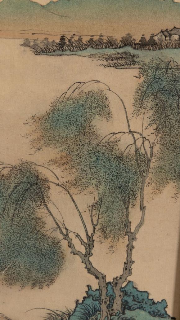 大阪美術(shù)商會(huì)溥儒 扁舟遏塘