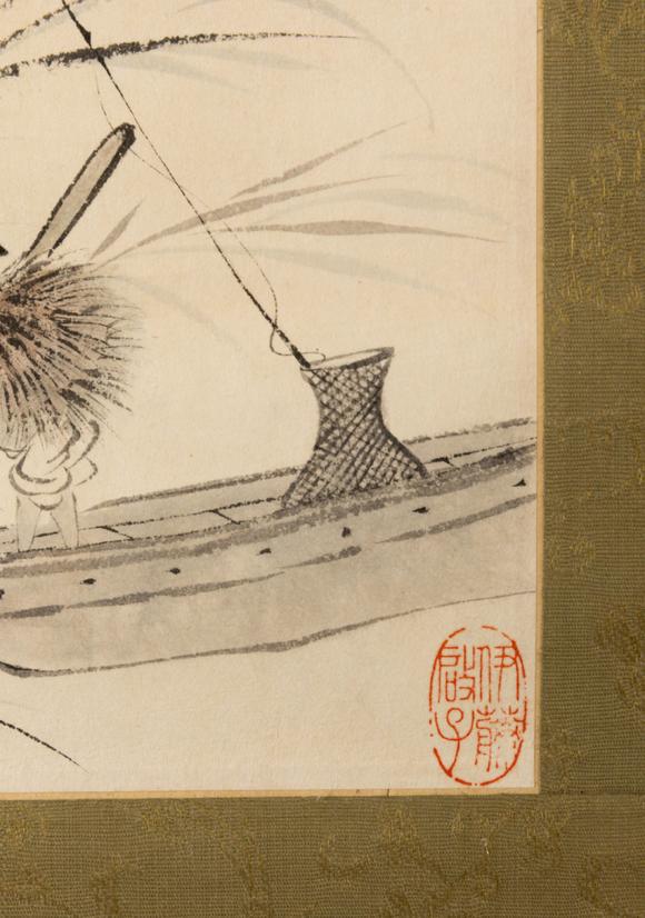 大阪美術(shù)商會(huì)溥儒 漁父晚歸