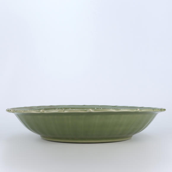 春和美術(shù)明 龍泉窯麒麟紋菱口大盤