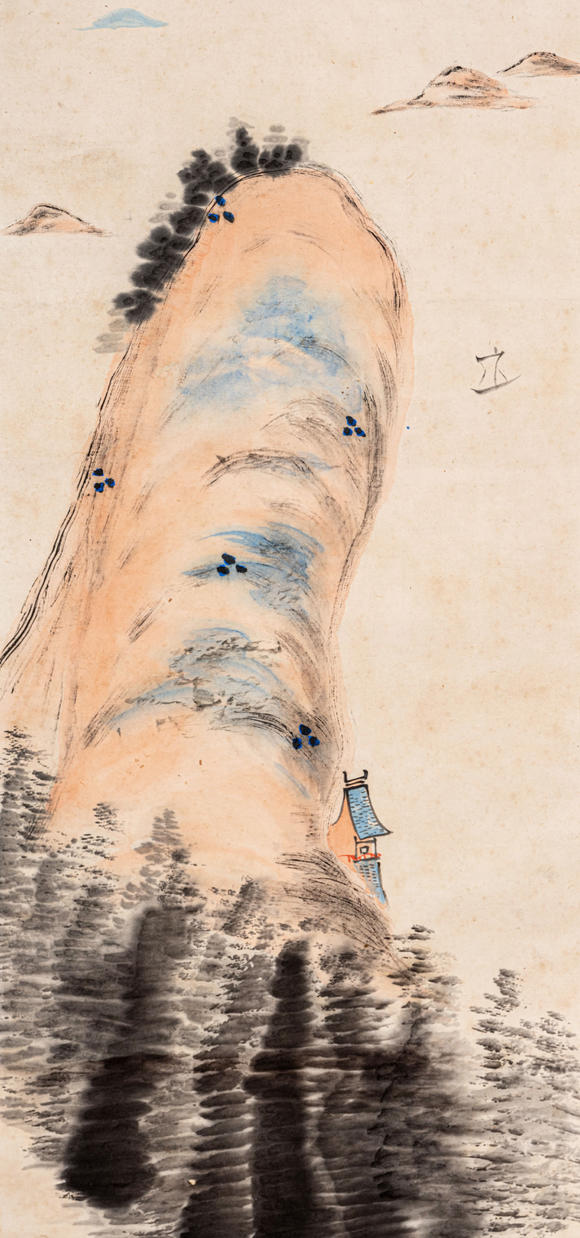 春和美術(shù)錢廋鐵山水
