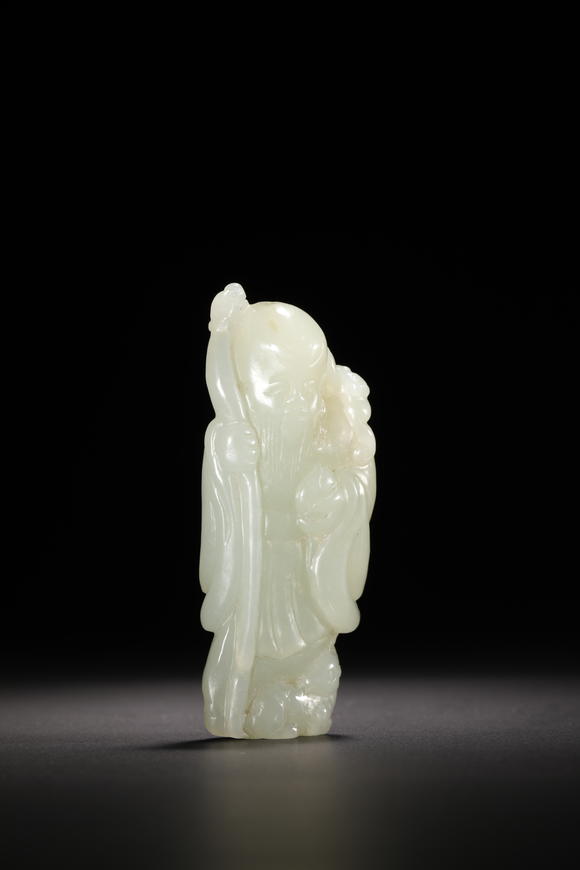 春和美術(shù)清代 和田玉壽星公