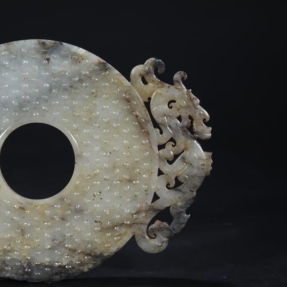 春和美術(shù)戰(zhàn)國(guó)雙龍出廓璧