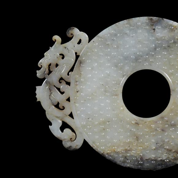 春和美術(shù)戰(zhàn)國(guó)雙龍出廓璧