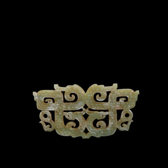春和美術(shù)漢代鏤雕雙龍璧