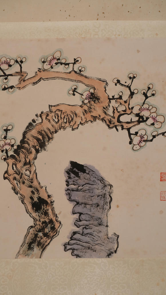華岳國際陸儼少  梅花