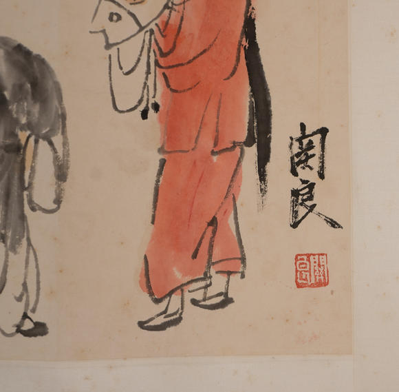 華岳國際關(guān)良  戲曲人物二幀