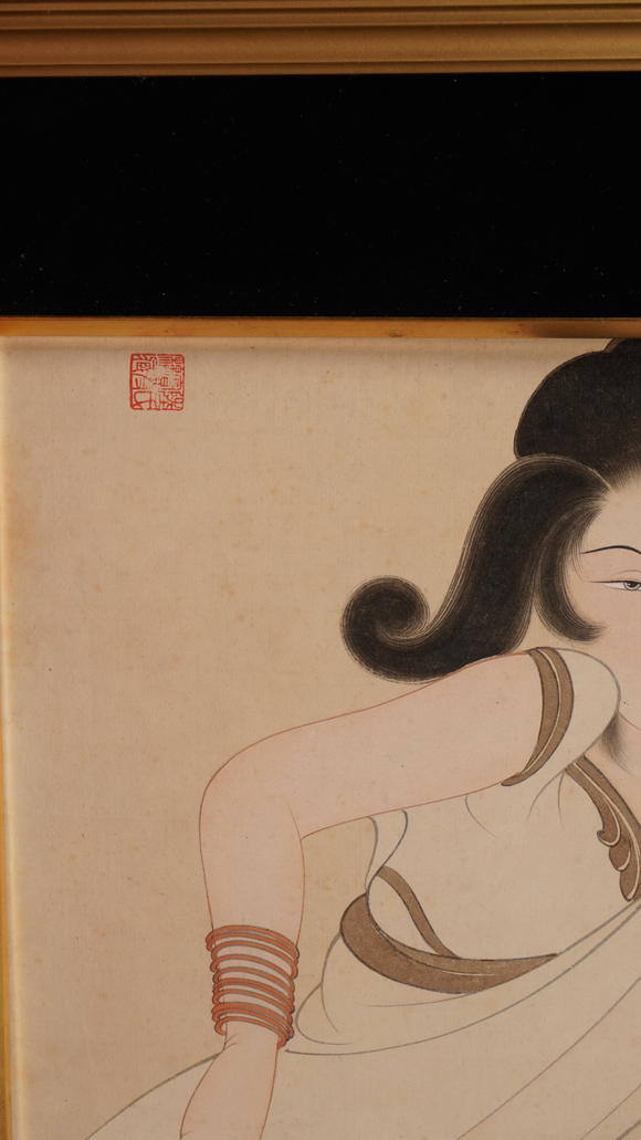 華岳國際張大千  印度仕女