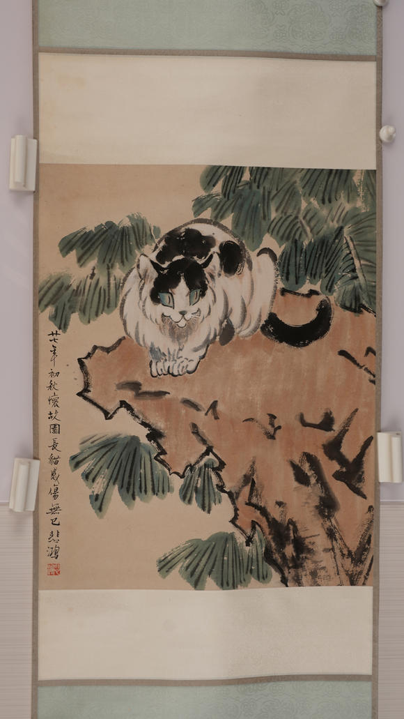 華岳國(guó)際徐悲鴻  貓趣
