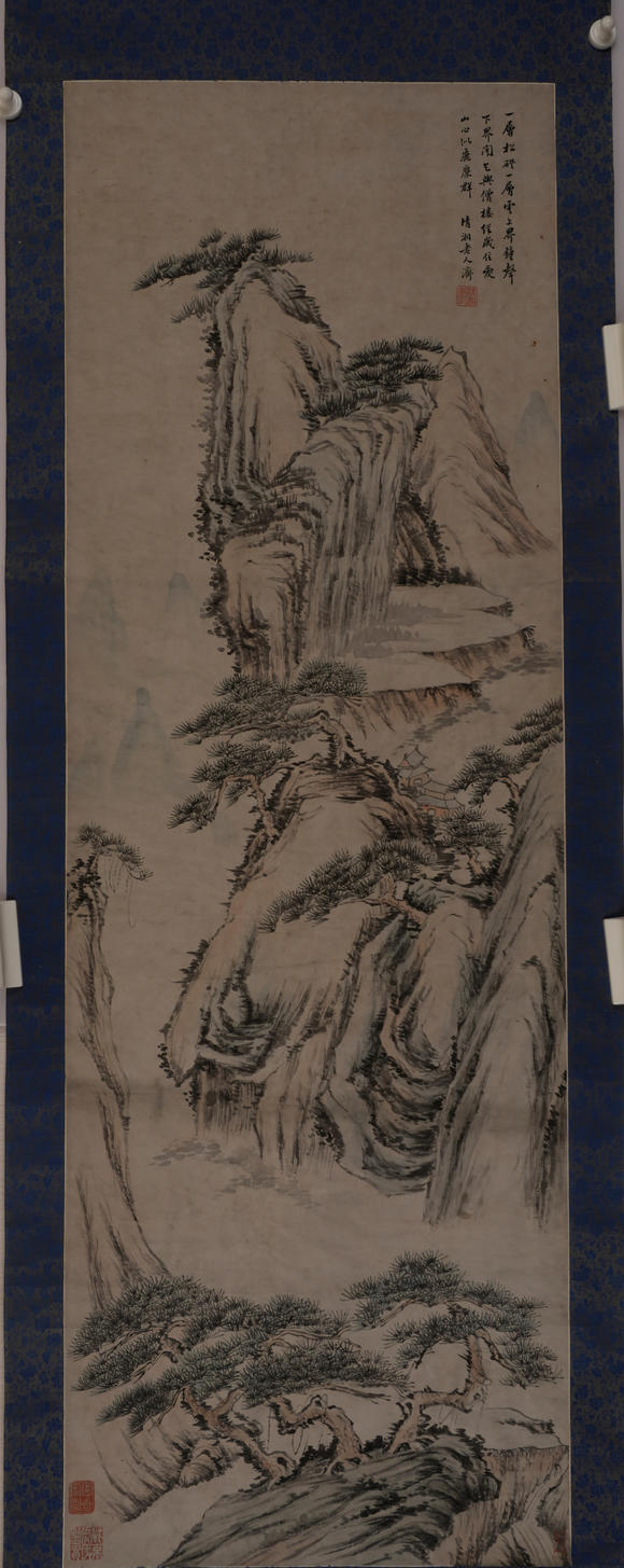 華岳國際石濤  山水
