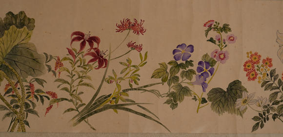 華岳國際居廉  百花圖