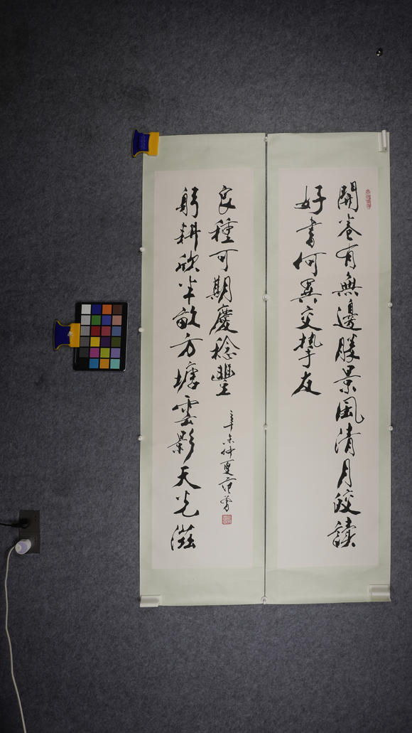 華岳國際范曾  書法對(duì)聯(lián)