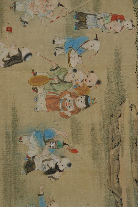 北京懋隆拍賣佚名 百子圖
