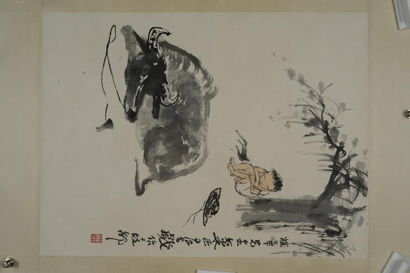 北京懋隆拍賣李可染  牧牛圖