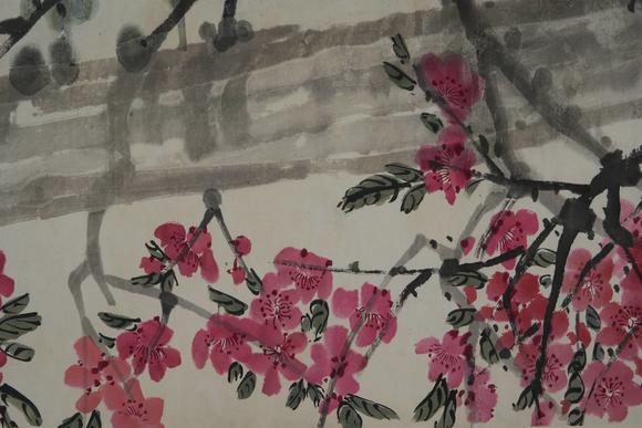 北京懋隆拍賣齊白石  桃花