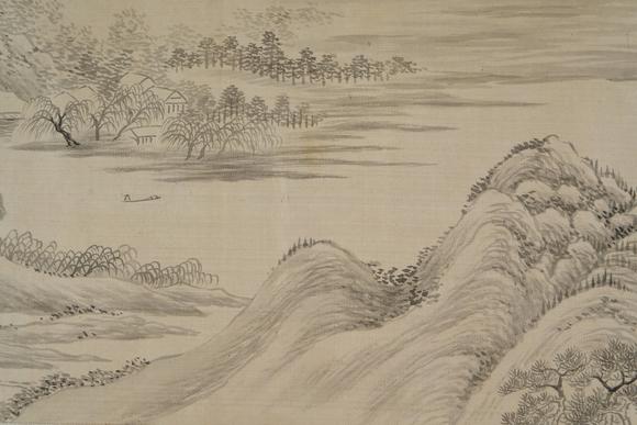 北京懋隆拍賣溥儒 擬王石谷山水卷