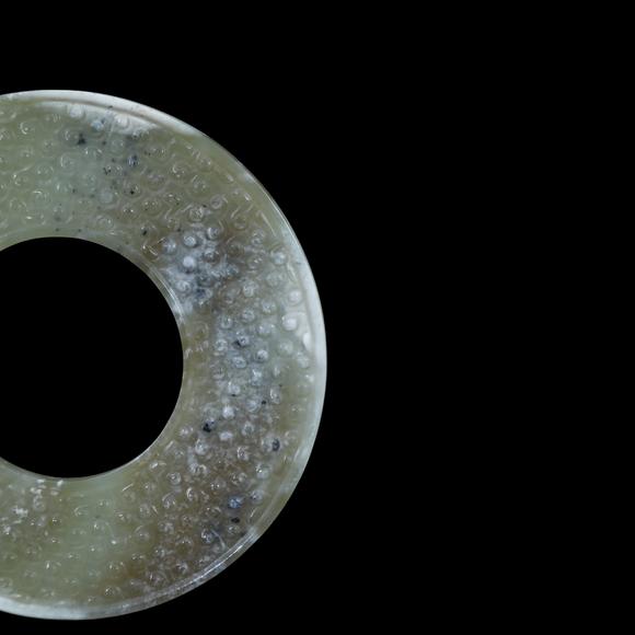 萬(wàn)領(lǐng)國(guó)際漢  白玉谷紋璧