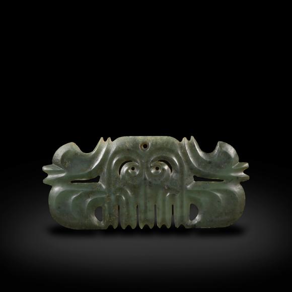 萬(wàn)領(lǐng)國(guó)際紅山文化 玉勾云珮
