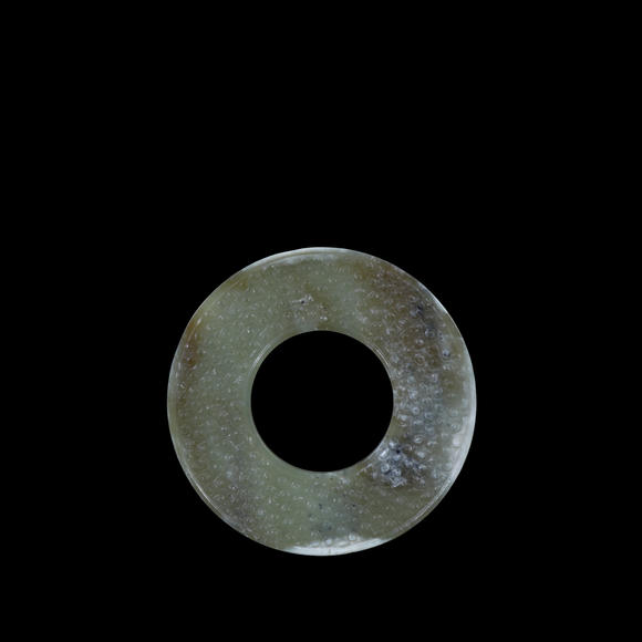 萬(wàn)領(lǐng)國(guó)際漢  白玉谷紋璧