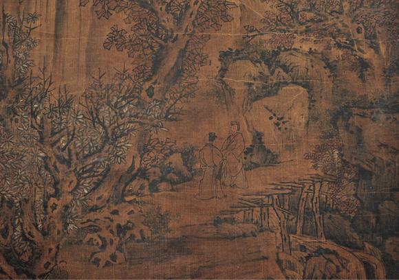  中佳信拍賣藍瑛 華岳高秋圖