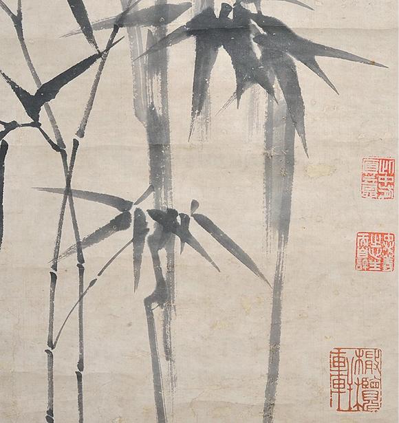  中佳信拍賣鄭板橋 竹石圖