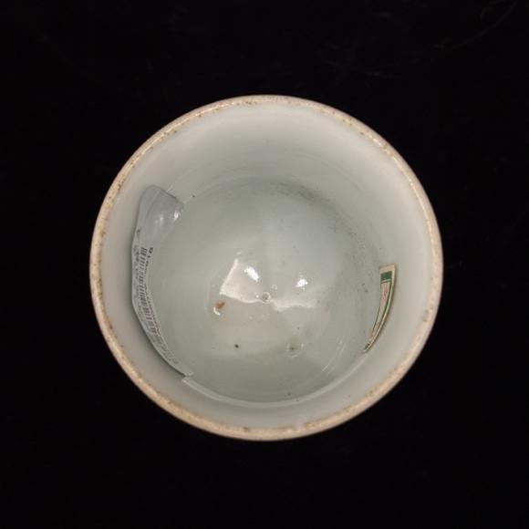 南京十竹齋青花花卉紋高足杯兩件