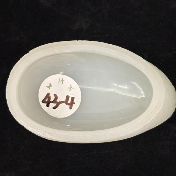 南京十竹齋白玉安居樂業(yè)蓋盒一對(duì)