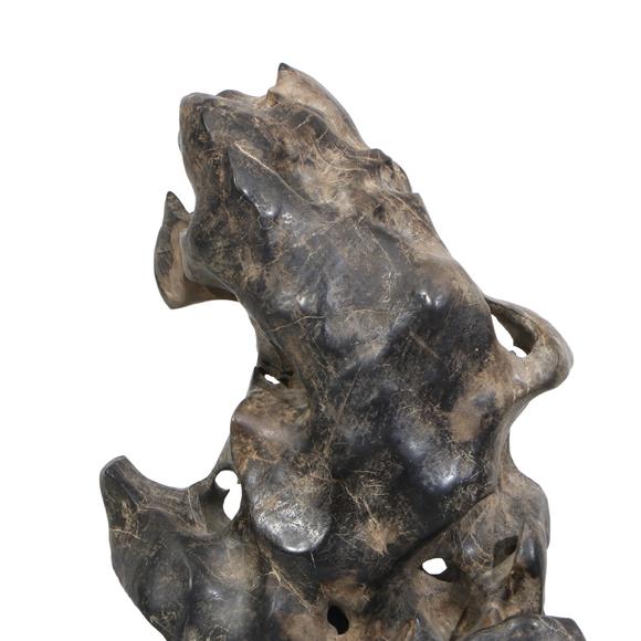 北京億宬《獨(dú)占鰲頭》靈璧石擺件