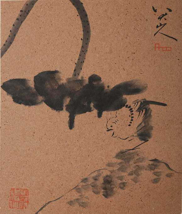 萬(wàn)領(lǐng)國(guó)際八大山人  花鳥(niǎo)冊(cè)頁(yè)