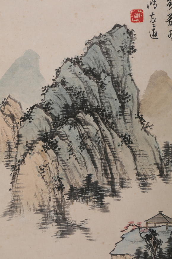 萬領國際溥儒  山居圖