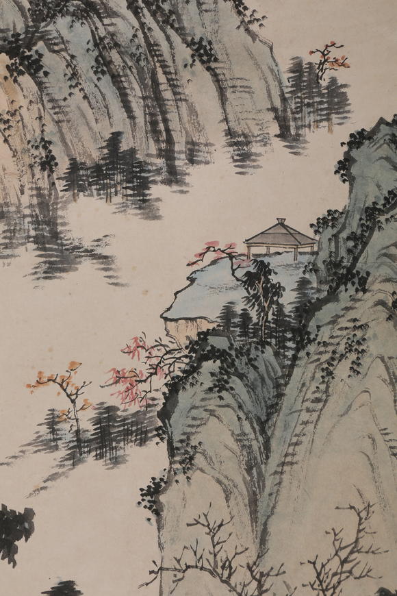 萬領國際溥儒  山居圖