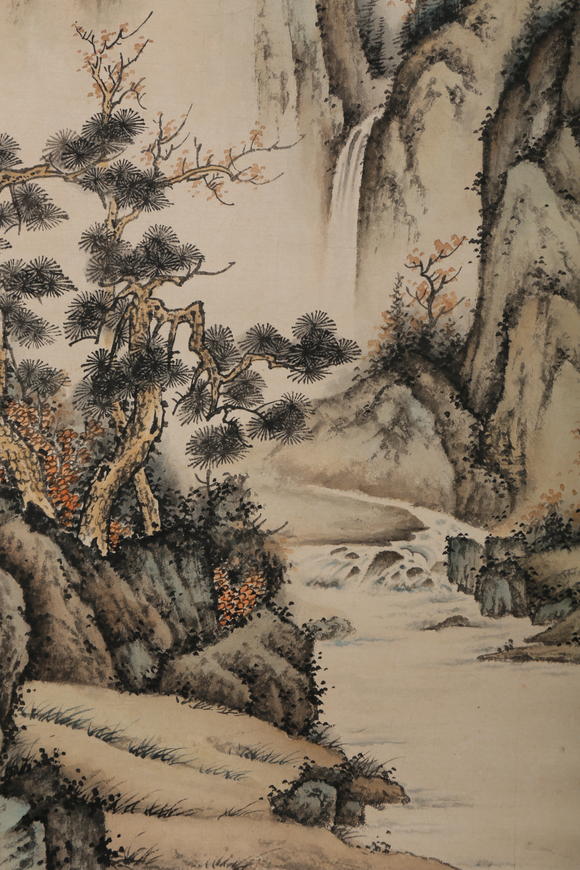 萬(wàn)領(lǐng)國(guó)際陳少梅  山水