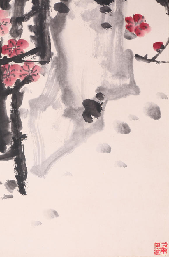 萬領國際吳昌碩  梅花