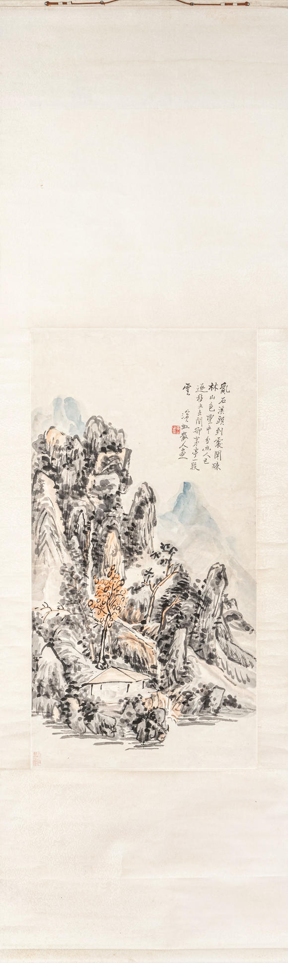 萬領(lǐng)國(guó)際黃賓虹  山水