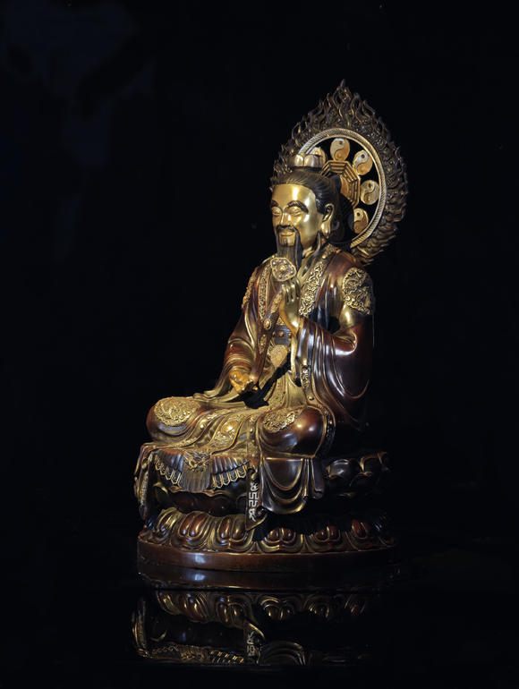 燊金堂雙色銅雕三清圣像成套造像（三尊一組）