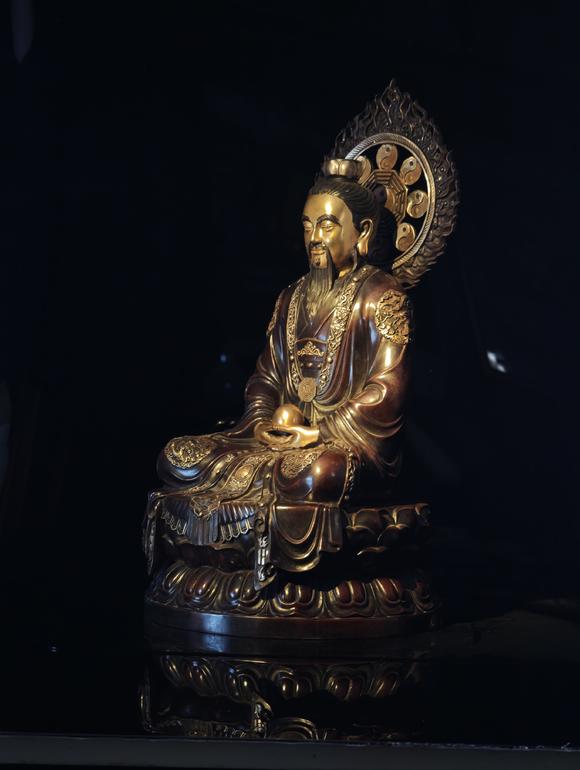 燊金堂雙色銅雕三清圣像成套造像（三尊一組）