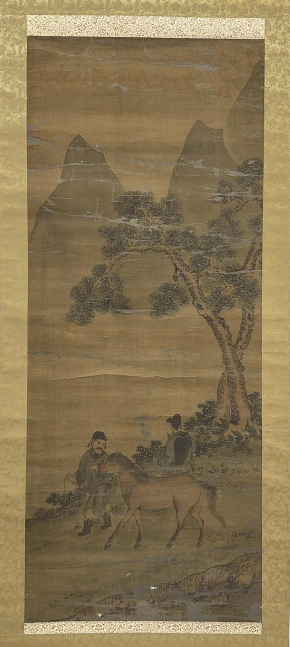 古龍會(huì)|第三十七回古龍會(huì)（第二十一回網(wǎng)絡(luò)拍賣會(huì)）在印 古畫 山水人物図 軸