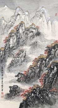 陳大章 長城初雪