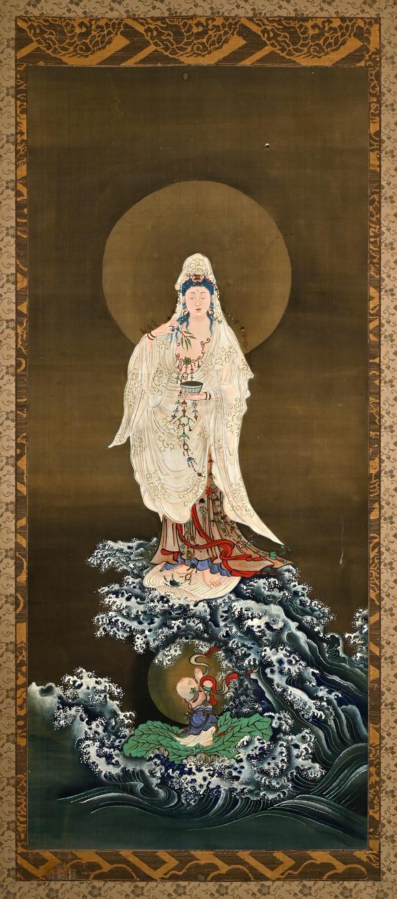 三杉美術(shù)|三杉美術(shù)2026年荷風(fēng)拾珍藝術(shù)品拍賣會(huì)佚名 水月渡海觀音