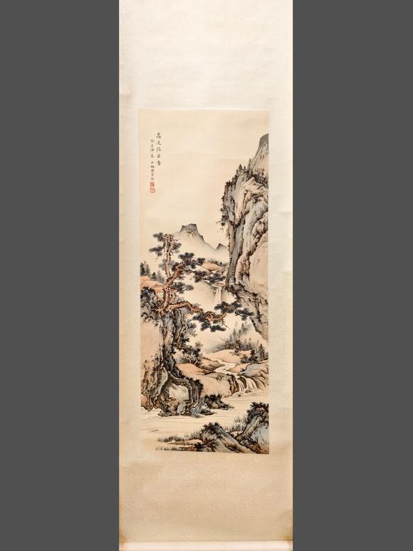 蘭亭古美術(shù)オークション陳少梅 高逸隱居圖 