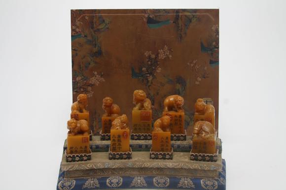 蘭亭古美術(shù)オークション|蘭亭古美術(shù)オークション會社夏日拍賣會清 田黃康熙帝御用印章九件 